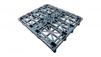 PALETE DE PL�STICO SEMINOVO ENCAIX�VEL MODELO PL-37 TIPO 1